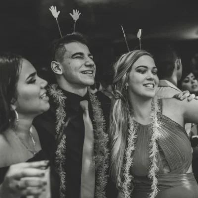 baile ou festa de formatura colação de grau